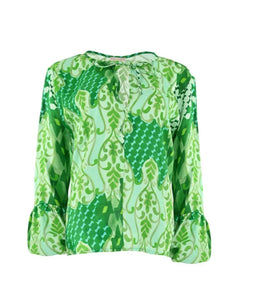 Maicazz blouse Ifayola green fantasy nieuw