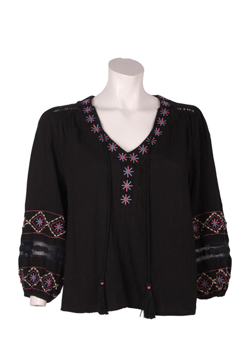 Bindi Desi blouse borduur