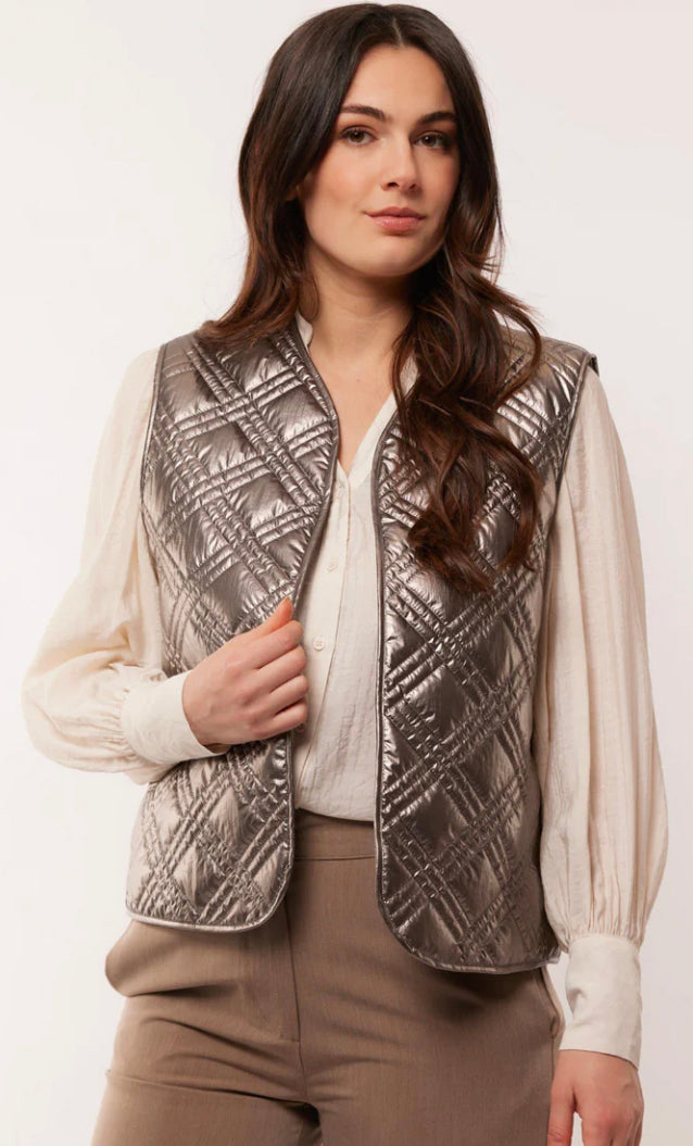 C&S gilet Chantay brons