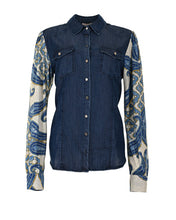 Afbeelding in Gallery-weergave laden, Maicazz blouse Loyla dark blue nieuw
