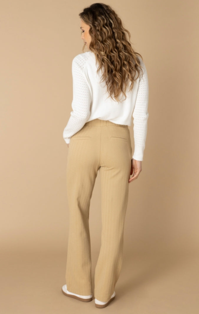 Ivy Beau luxe jogbroek camel