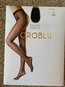 Oroblu Cloe panty black  polka dot